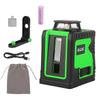 Mini Laser Level: 2-Line Green Light, Strong & Thin, Auto-Winding