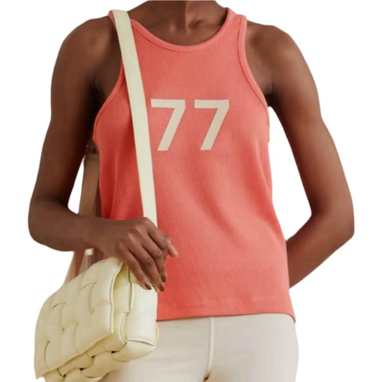 Fear of God Essentials FW22 Tank Top Coral Women Tops FOG-FW22-465