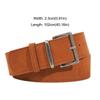 Casual Suede Leather Belt Pin Buckle Waistband Versatile Thin Waist Belt  For Women