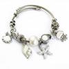 Ocean Starfish Beaded Bracelet With Shell Dolphin Heartshaped Jewelry For Women