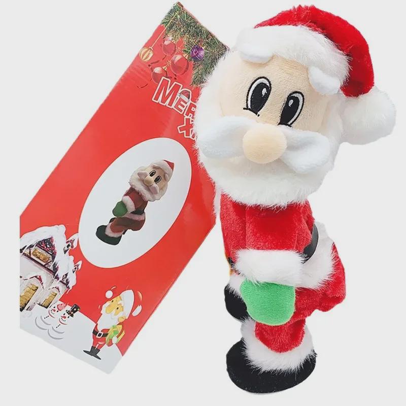 Electric Climbing Santa Music Pendant – Christmas Parachute Ladder Decoration