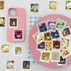 48PCS popular cute stickers featuring HSR (Honkai: Star Rail) and Genshin Impact, high-quality anime-style small stamps for DIY decals
