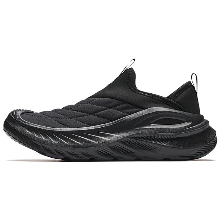 New Anta Variety Training Collection Abrasion Resistant, Breathable, Lightweight Low Top Casual Shoes Men's Black 912537750-1