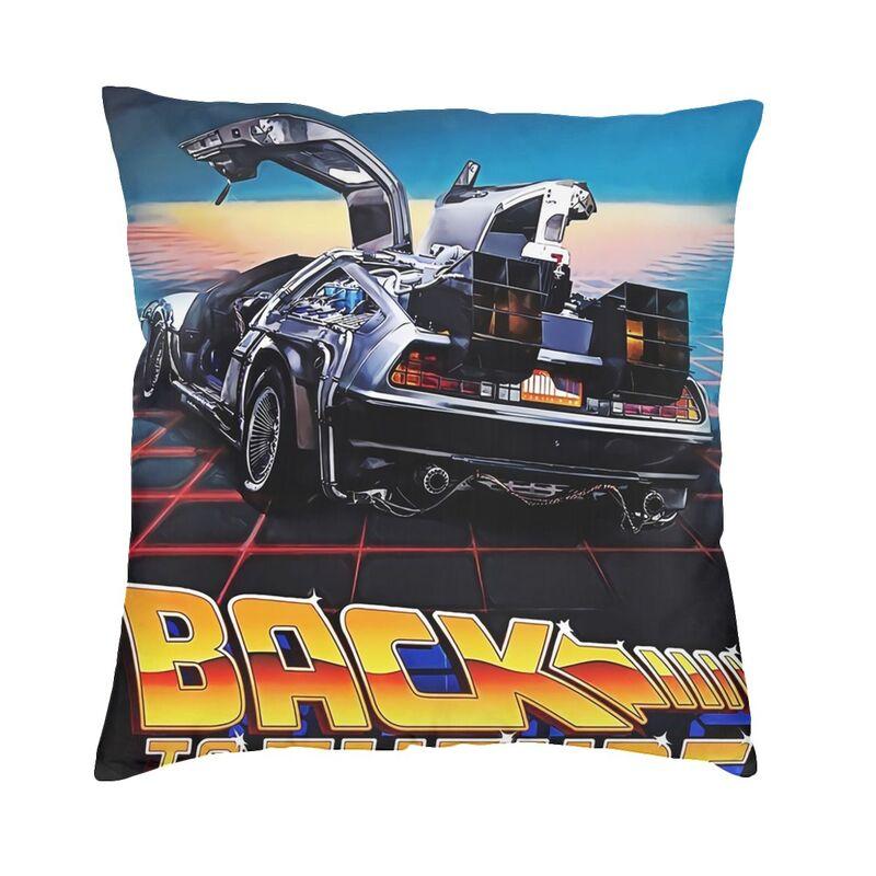 Vibrant Movies Race Cars Back To The Future Throw Pillow Case Decoration 3D Doublesided Printed Cushion Cover for Living Room