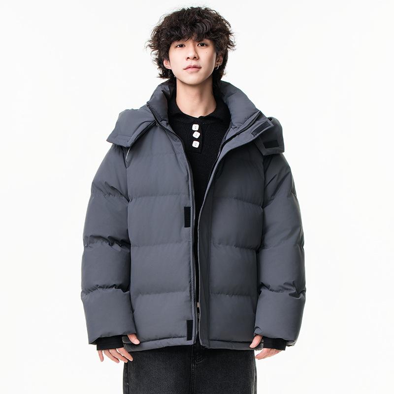 Padded Clothes Are The Same for Men and Women, Thickened and Warm In Winter, Hooded Waterproof Padded Jacket, Loose Couple Padded Clothes.