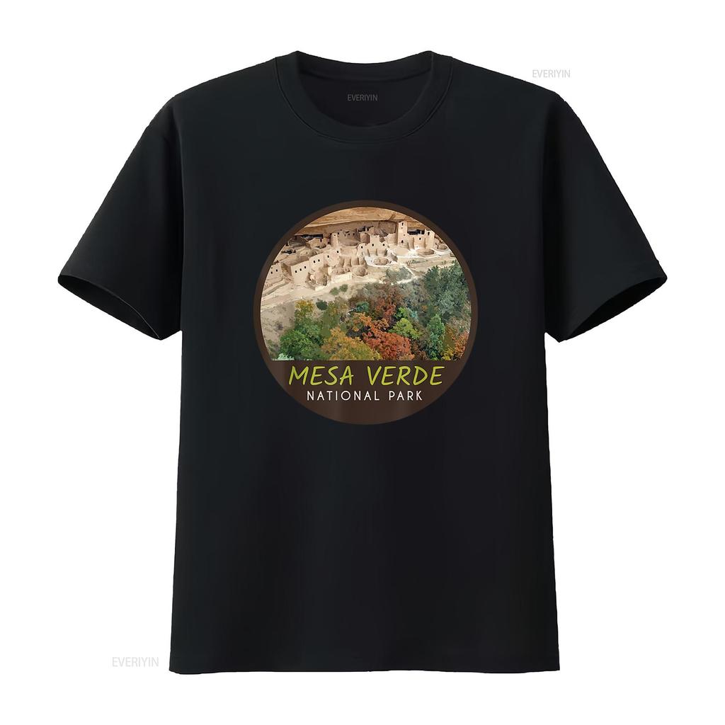 Womens Mesa Verde National Park Adventure T Shirt vintage Washed Slightly fashion Soft streetwear homme Breathable Stylish