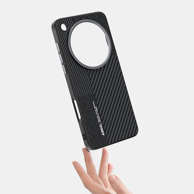 ABEEL For Oppo Find X8s 5G Case PC+TPU+Aluminum Alloy+PU Leather Phone Cover Compatible with MagSafe