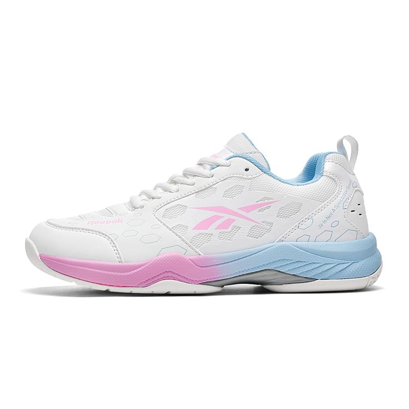

Reebok Breathable Cushioning Support Slip Resistant Low top Badminton Shoes Unisex 26U1895 40