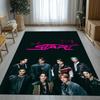 HD Stray Kids Kpop Star Living Room Non-Slip Area Rug Soft Carpet for Bedroom Kids Playroom Sofa,Home Decor Doormat Gift
