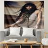 Loreen Print Tapestry, Backdrop, Easy Setup, Ideal for Bedroom, Office & Living Room, with Aesthetic Wall Hanging Decor.