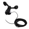 Anemometer-Sensor Windgeschwindigkeiten Cup mit 8M wasserdichtem Kabel 4cm Montageloch Anti-Interferenz 3