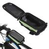 Easy Installation Bicycle Phone Bag Hook and Loop Straps Bike Top Tube Bag  City Bike Use