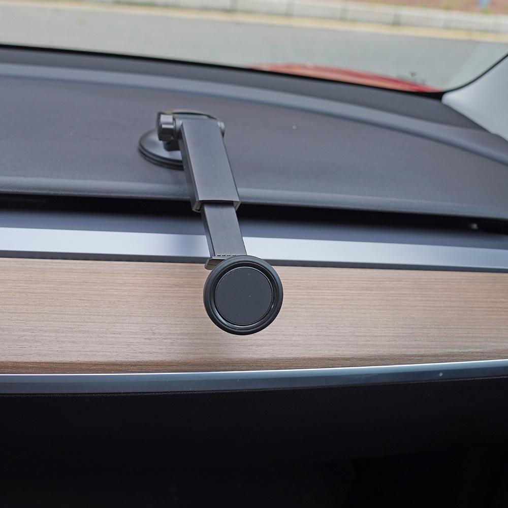 Car Phone Holder Mount, Windshield Dashboard Magnetic Phone Holder for Car, Adjustable Long Arm Dashboard Magnetic Phone Holder
