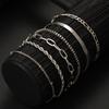 New 6 Pcs Gold Color Bracelet Set Boho Retro Thick Twist Cuban Chain Bracelet for Women 2026 Trendy Quality Jewelry Gifts