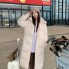 Winter New Thickened and Loose Cotton Coats for Couples In Dramas, Women's Long Knee-length Cotton Coats
