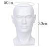 Displaying Head Professional Mannequin Model PVC Male Mannequin for Wigs Hair Making Mannequin Glasses Hat Display Model