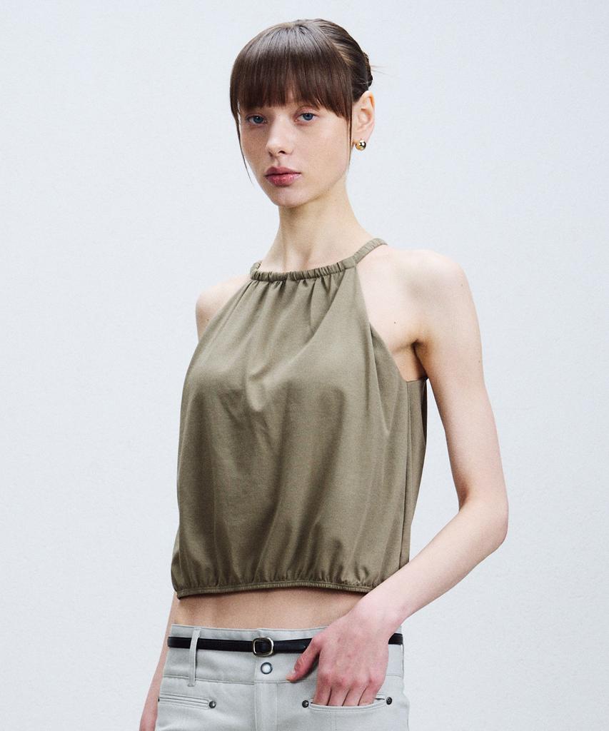 Keompoteulaeb Ergofit Balloon Halter Top (Integrated Bra) (Type A)
