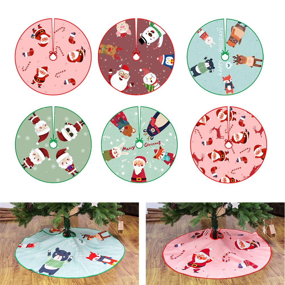 Gonna per Base Albero di Natale 90CM Tappetino per Pavimento-Copertura Ornamento Decorazione Albero di Natale Caldo Nuovo