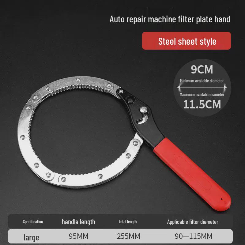 Front-Mounted Oil Filter Removal Wrench - Belt Chain Tool