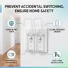 2PCS Light Switch Guard Cover Child Proof Wall Switch Cover with Wall Plate Screws Keeps Lights Or Switches From Being
