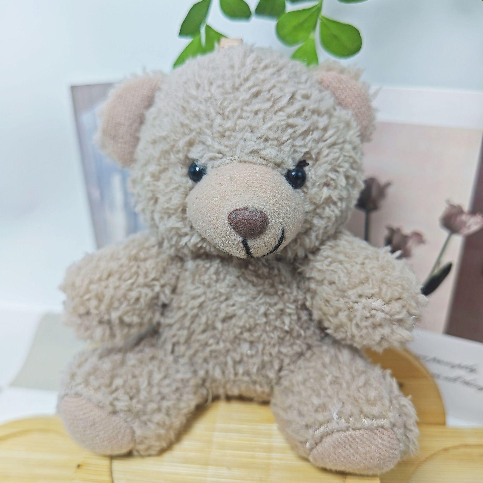 

Новый Очаровательный Кудрявый Плюшевый Мишка Брелок Подвеска Single Bear (Unclothed) верблюд