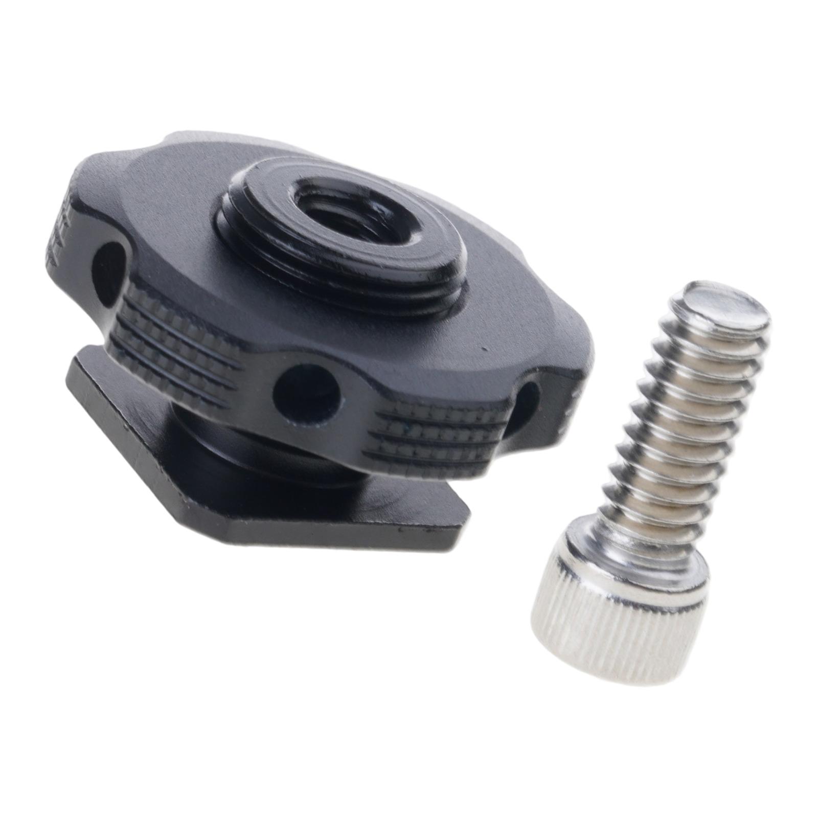 

3/8 1/4 Threaded Camera Hot Shoe Mount Adapter For Studio Tripod Smartphone Stabilizer Rigs Mounting Solution 1