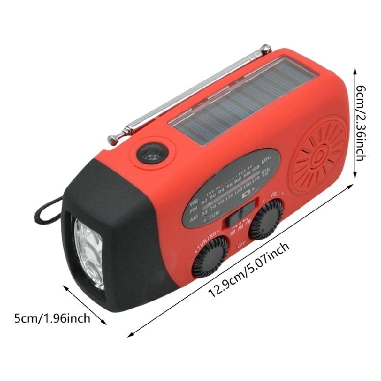 Wielofunkcyjne Radia Awaryjne Solarne Zasilane Ręcznie Akumulatorowe Power Banki Niezbędne na Zimowe Burze