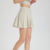 Tennis Short Skirt Breathable Women Sports Golf Pleated Skirt Casual High Waist Skirts Quick Drying Double-deck Skirt With Pockets Jogger Shorts Skirt