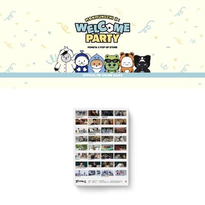 MONSTA X POP-UP Mağazası MONMUNGCHI X Fotoğraf Kitabının Arkasındaki Hoş Geldiniz Partisi