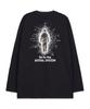 ASTRAL PROJECTION Astral System Oversized Long Sleeve T-Shirt_Charcoal