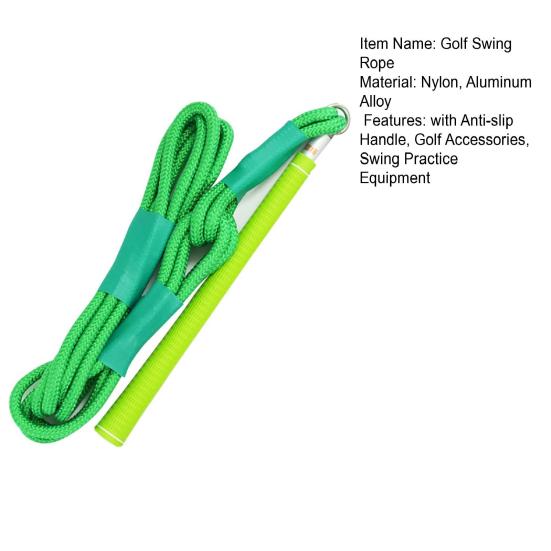 Golfschwung Seiltrainer mit rutschfestem Griff Golfschwung Geschwindigkeit Kraft Trainingshilfe Männer Frauen Golf Übungshilfe Rhythmusseil Golfzubehör
