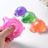 1/4 Stück Glitzer Schildkröte Zucker Stressball Angstlinderung Klare Schildkröte Knetspielzeug Dehnbar Langsam Aufgehend Entspannendes Tier Quetsch Fidget Spielzeug