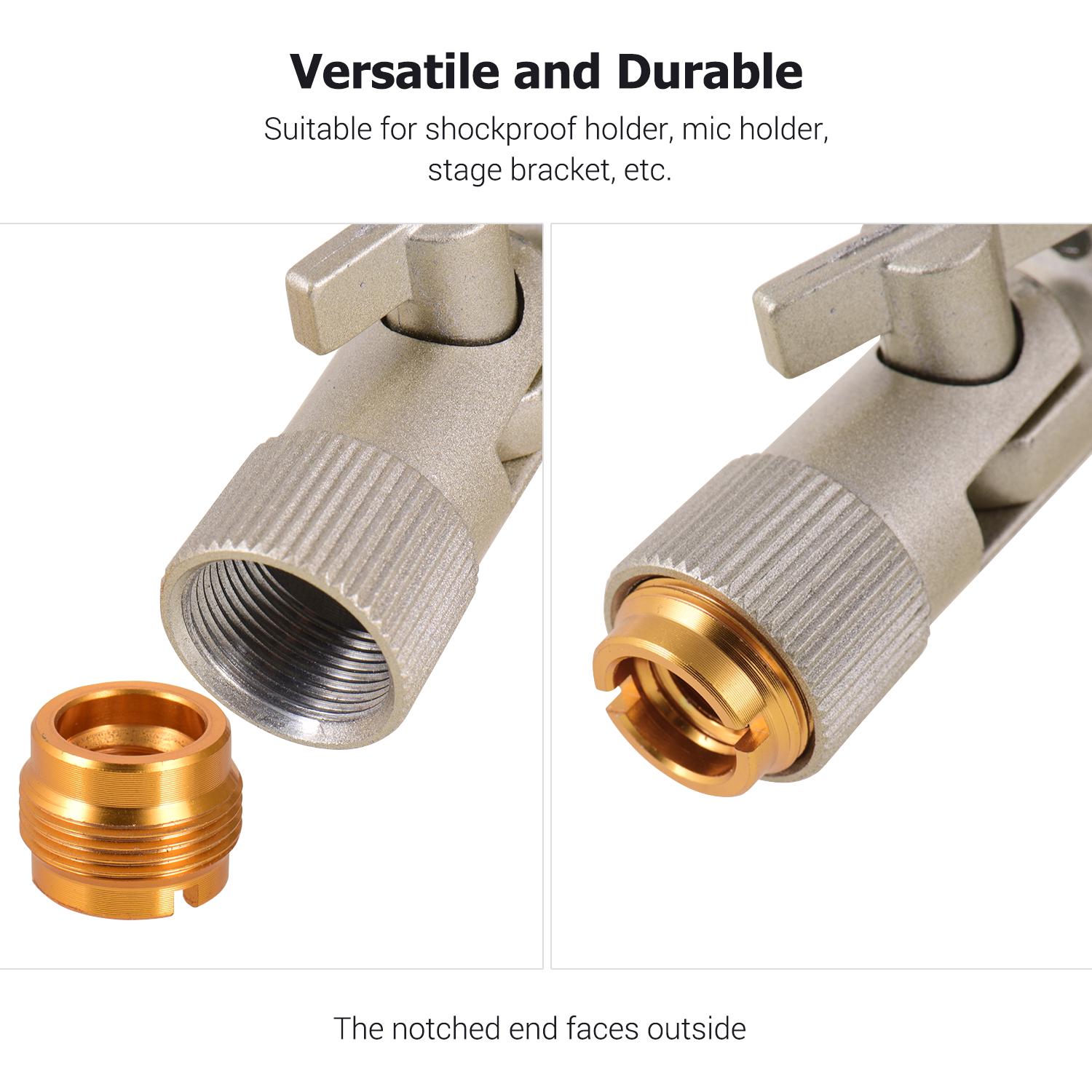 

Винт-переходник для микрофона с внутренней резьбой 3/8 дюйма на гайки с наружной резьбой 5/8 дюйма для микрофона