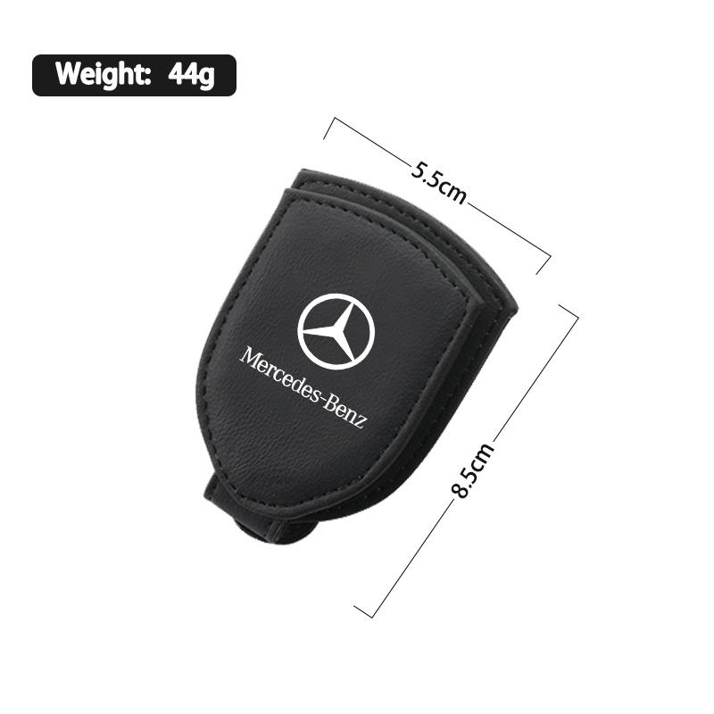 Universal Car Eyeglasses Sun Visor Glasses Holder Organizer Clip For Mercedes Benz W211 W124 W176 W177 C260 C300 GLC CLE CLA