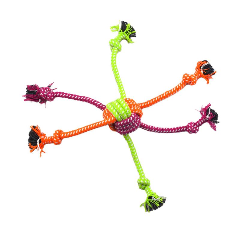 Cotton Chew Pets Dogs Toys Puppy Durable Braided Bone Knot Rope 27Cm Tooth Cleaning Tool Pet Products