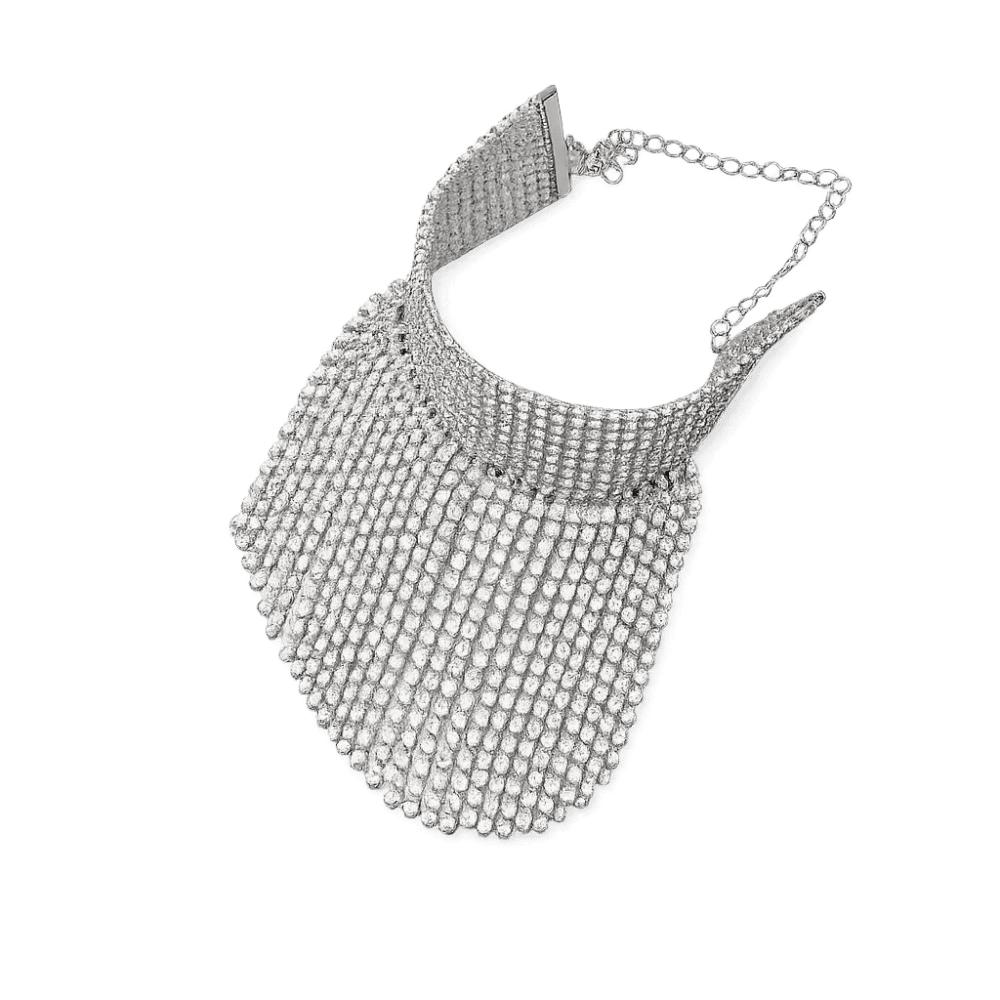 

Delicate Rhinestone Tassel Anklet Adjustable Foot Chain Jewelry High Heel Shoes