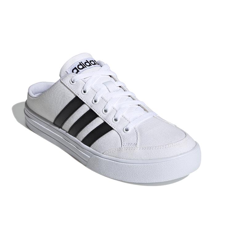 Adidas Vs Set Mule 'White Black' FX4849