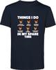 Dinge, die ich in meiner Freizeit mache T-Shirt Mit Hühnern abhängen Hühnerliebhaber Oberteil