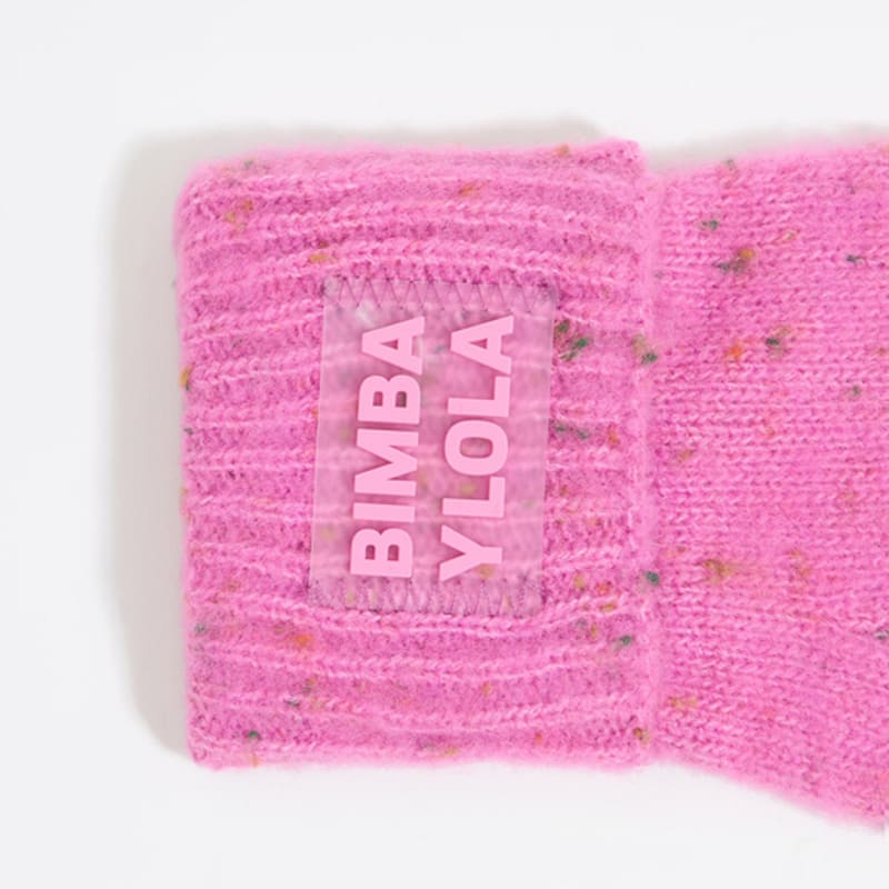 BIMBA Y LOLA BIMBA Y LOLA Pink Logo Gloves B246AIG005PKB