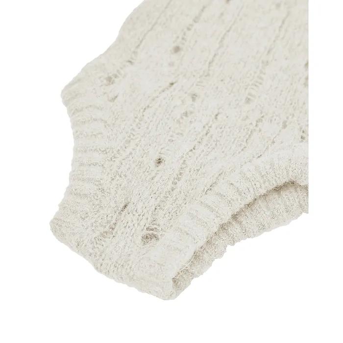 ERRATIC SCOTCH LEG WARMER / BEIGE