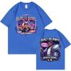Rapper Bad Bunny Doppelseitiges Grafik-T-Shirt Herren Damen Mode Y2k Übergroßes T-Shirt Sommer Lässig Baumwolle Kurzarm-T-Shirts