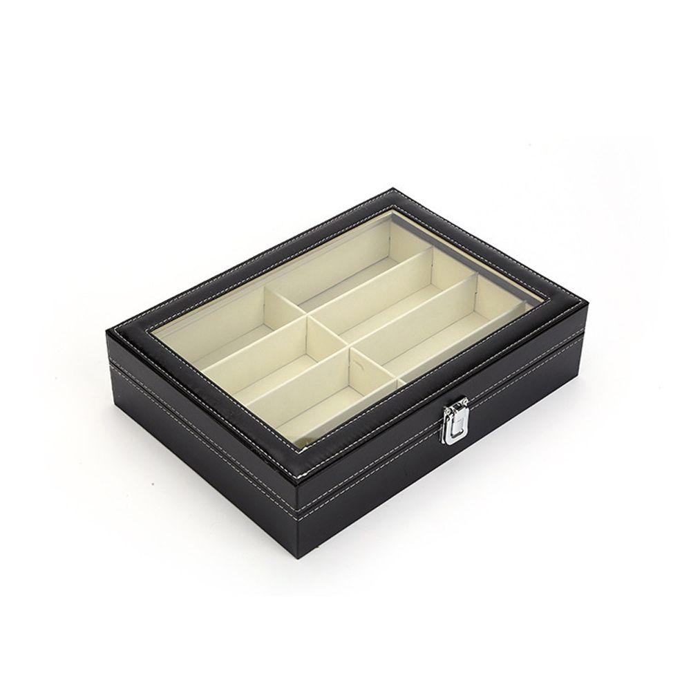 8/12 Grids Display Case Holder Eyewear Holder Sunglasses Box Storage Box Slots Glasses Case