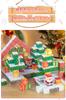 Magnetic Blocks Christmas Theme Set Educational Toy for Elementary School Birthday Graduation Christmas Present Minecraft-style (2cm) - Students,