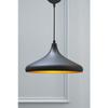 Champion Black Chandelier - Aluminum 35 Cm Diameter Cafe Rustic Pendant Kitchen Lounge Lamp Models