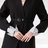 Fashion Versatile Wristband and Detachable Collar Set Shawl Versatile Lapel Detachable Collar Shawl for Dress Shirt