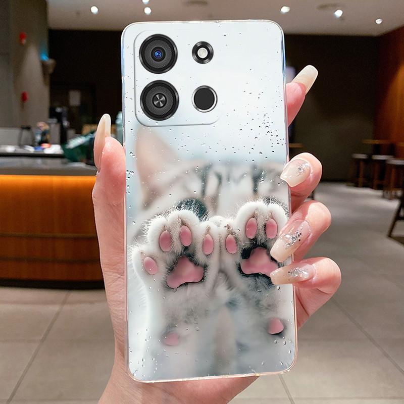 Casing For itel A05S A663LC Luxury Dragon Cute Cool Boys Girls Soft silicone Phone Case Back Cover Transparent TPU Bumper Shell