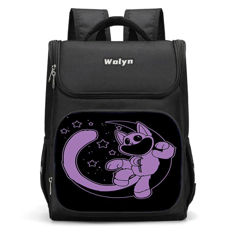 Stylish Catnap Poppy Playtime Backpack Unisex Oxford Cloth Daily Use