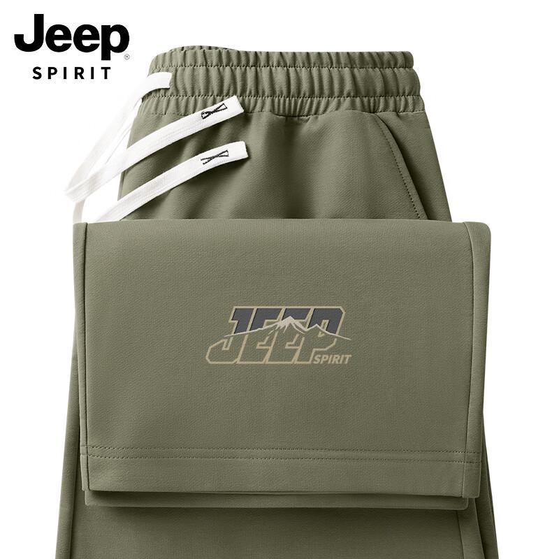 JEEP SPIRIT Мужские тяжелые спортивные штаны свободного кроя с принтом XL