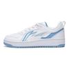 Li Ning Casual Veelzijdig Antislip Slijtvast Lichtgewicht Lage Top Skate Schoenen Dames sneakers Wit Blauw AGCT342-2