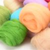 Nadelfilzwolle-Set mit 36 ​​Farben, Wollfaser-Wollgarn-Roving zum Nadelfilzen mit der Hand